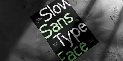 Slow Sans Font Poster 5