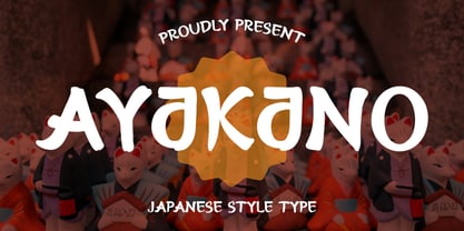 Ayakano Font Poster 1