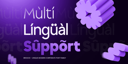 Broock Font Poster 15