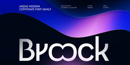 Broock Font Poster 1
