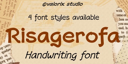 Risagerofa Font Poster 1