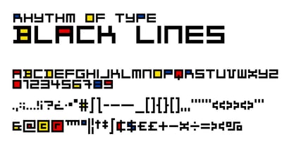 Rhythm of Type Font Poster 8