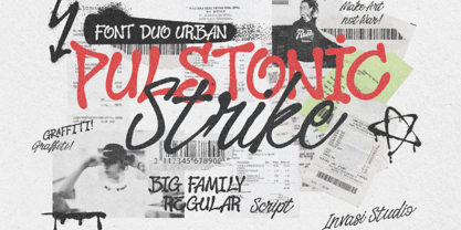 Pulstonic Strike Font Poster 1