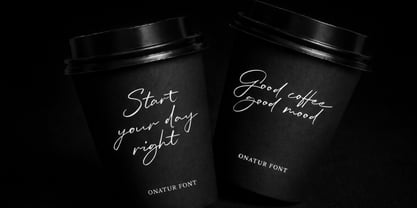 Onatur Font Poster 2