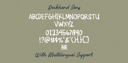 RT Dockhand Font Poster 10