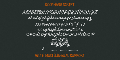 RT Dockhand Font Poster 9