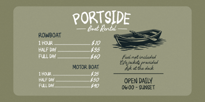 RT Dockhand Font Poster 3