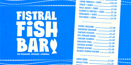 Chip Shop Font Poster 5
