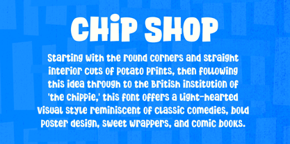 Chip Shop Font Poster 2