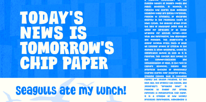 Chip Shop Font Poster 8