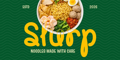 Noodle Twine Font Poster 3