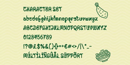 Noodle Twine Font Poster 5