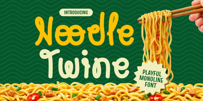 Noodle Twine Font Poster 1