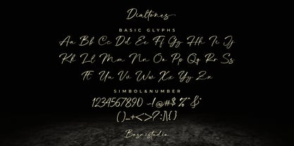 Dialtones Font Poster 11