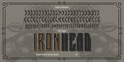 Ironhead Font Poster 5