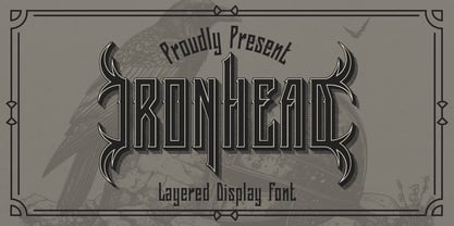 Ironhead Font Poster 1
