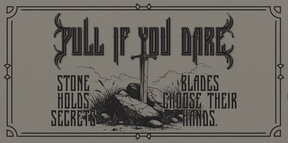 Ironhead Font Poster 2
