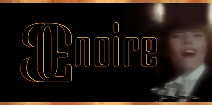 OEnoire Font Poster 1
