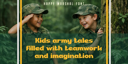 Happy Marshal Font Poster 4