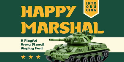 Happy Marshal Font Poster 1