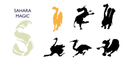 Sahara magic Font Poster 1