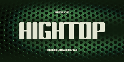 Hightop Font Poster 1