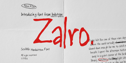 IT Zalro Font Poster 1