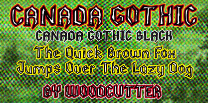 Canada Gothic Font Poster 2