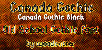 Canada Gothic Font Poster 1