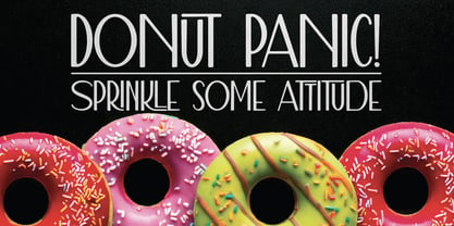 Easy Donut Font Poster 4