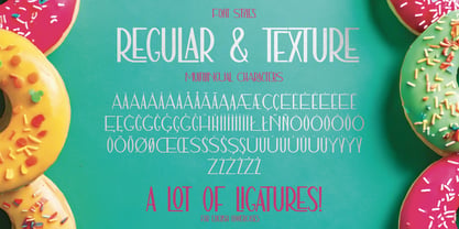 Easy Donut Font Poster 5