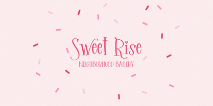 Sprinkle Cookie Serif Font Poster 4