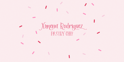 Sprinkle Cookie Serif Font Poster 8