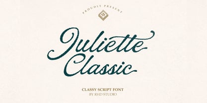 Juliette Classic Font Poster 1
