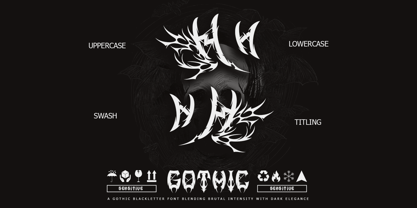 Demon Crown Font Poster 14