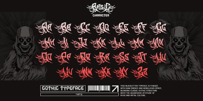 Demon Crown Font Poster 10