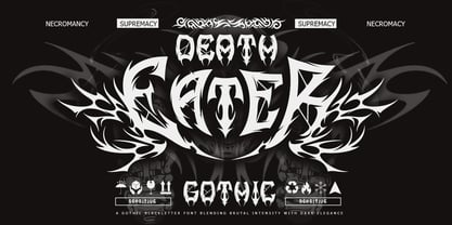 Demon Crown Font Poster 6