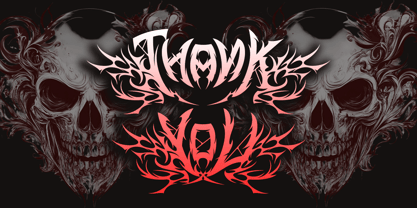 Demon Crown Font Poster 15
