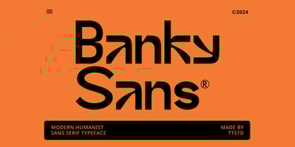 Banky Sans Font Poster 1