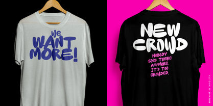 Moshpit Font Poster 8