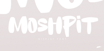 Moshpit Font Poster 1