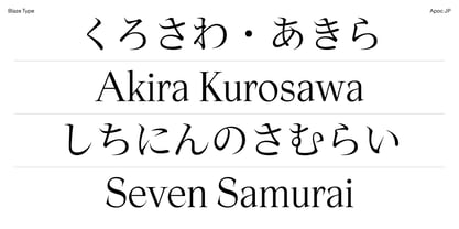 Apoc JP Revelations Font Poster 5