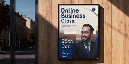 Davigo Pro Font Poster 5