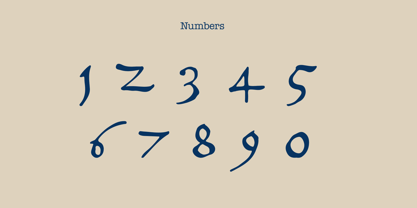 Mainz Manuscript Font Poster 12