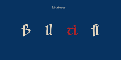 Mainz Manuscript Font Poster 13