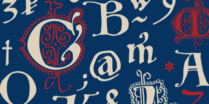 Mainz Manuscript Font Poster 2