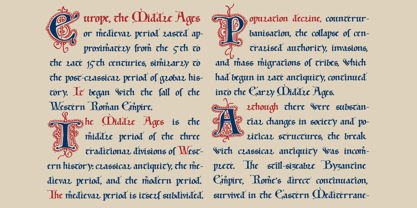 Mainz Manuscript Font Poster 3