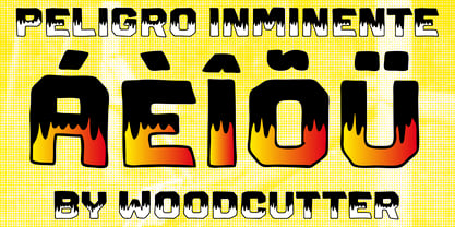 Peligro Inminente Font Poster 7