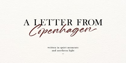 Rosyline Font Poster 2