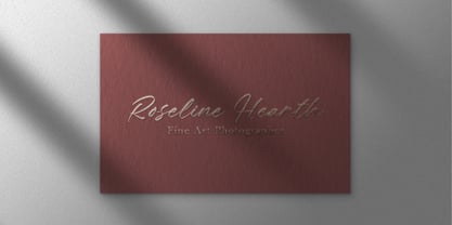Rosyline Font Poster 3